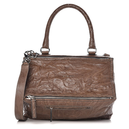 Givenchy Tumbled Sheepskin Medium Pandora Charcoal 1 of 8