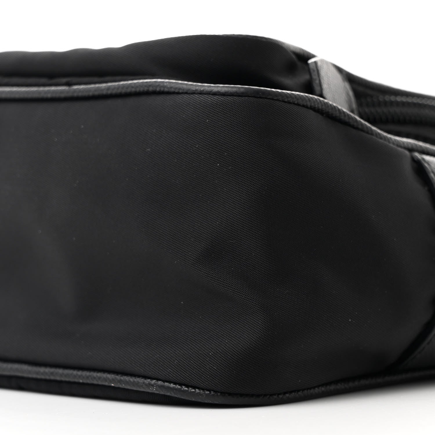 Prada Tessuto Nylon Saffiano Re-Edition 2005 Camera Shoulder Bag Black 11 of 11