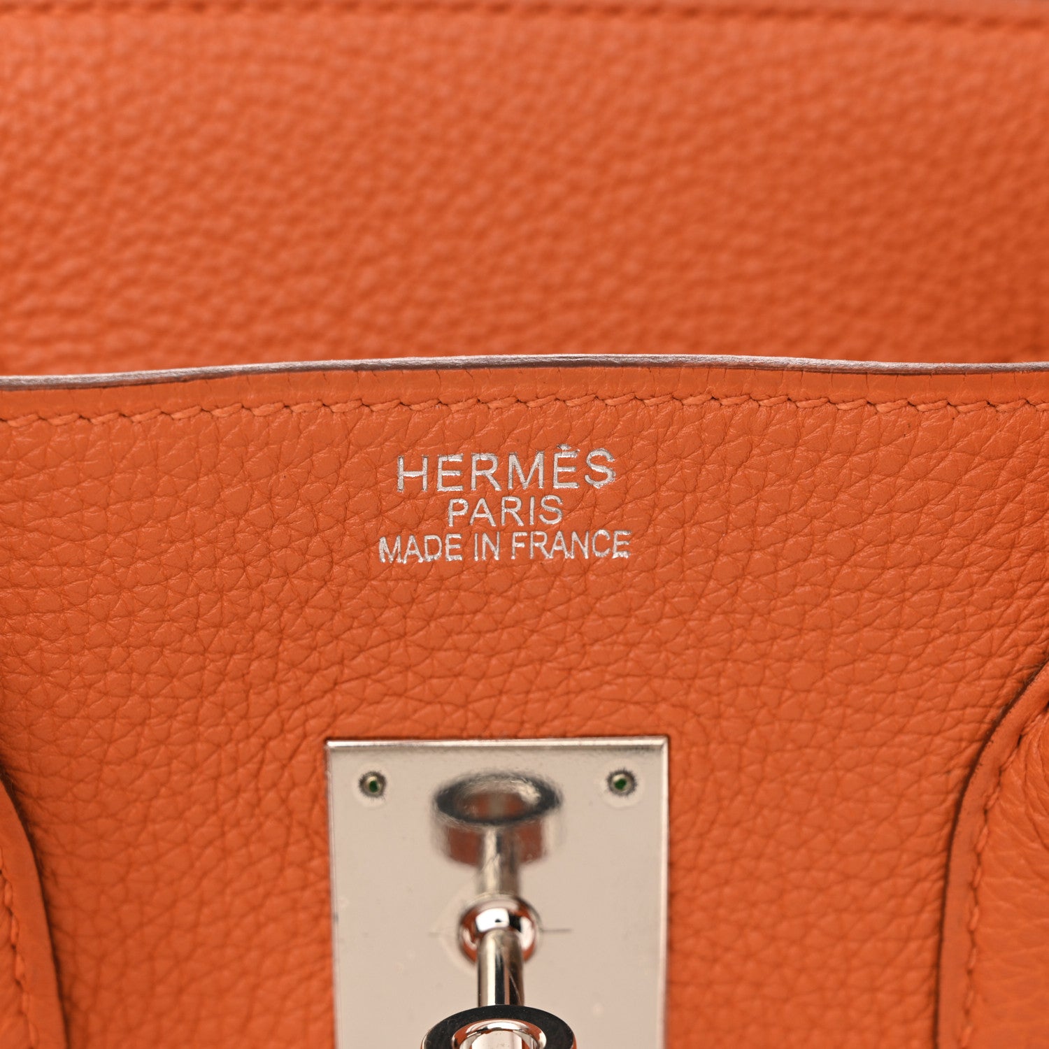 Hermes Togo BIRKIN 35 Orange 7 of 10