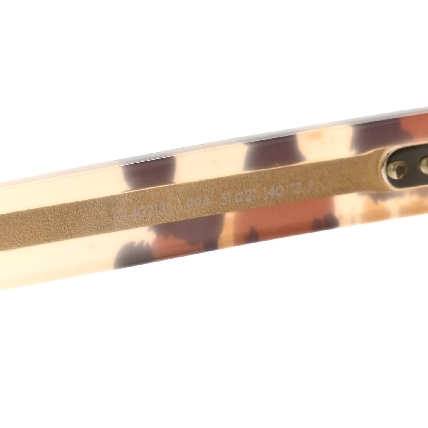 Acetate Rectangular Sunglasses CL402131 Brown Multicolor