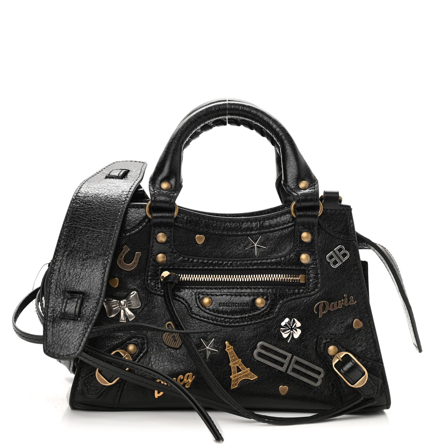 Agneau Neo Classic Hardware Pins Mini City Black
