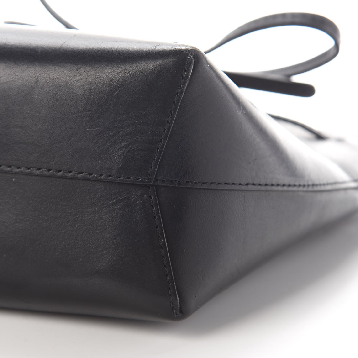 Mansur Gavriel Vegetable Tanned Calfskin Mini Mini Bucket Bag Black Ballerina 7 of 14