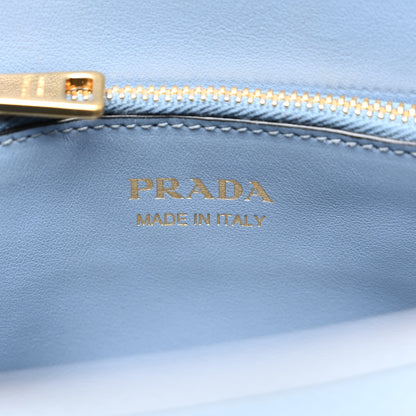 Prada Saffiano Cuir Calfskin Small Monochrome Top Handle Tote Astrale 5 of 12