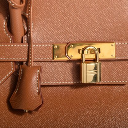Hermes Courchevel Birkin 40 Gold 9 of 9