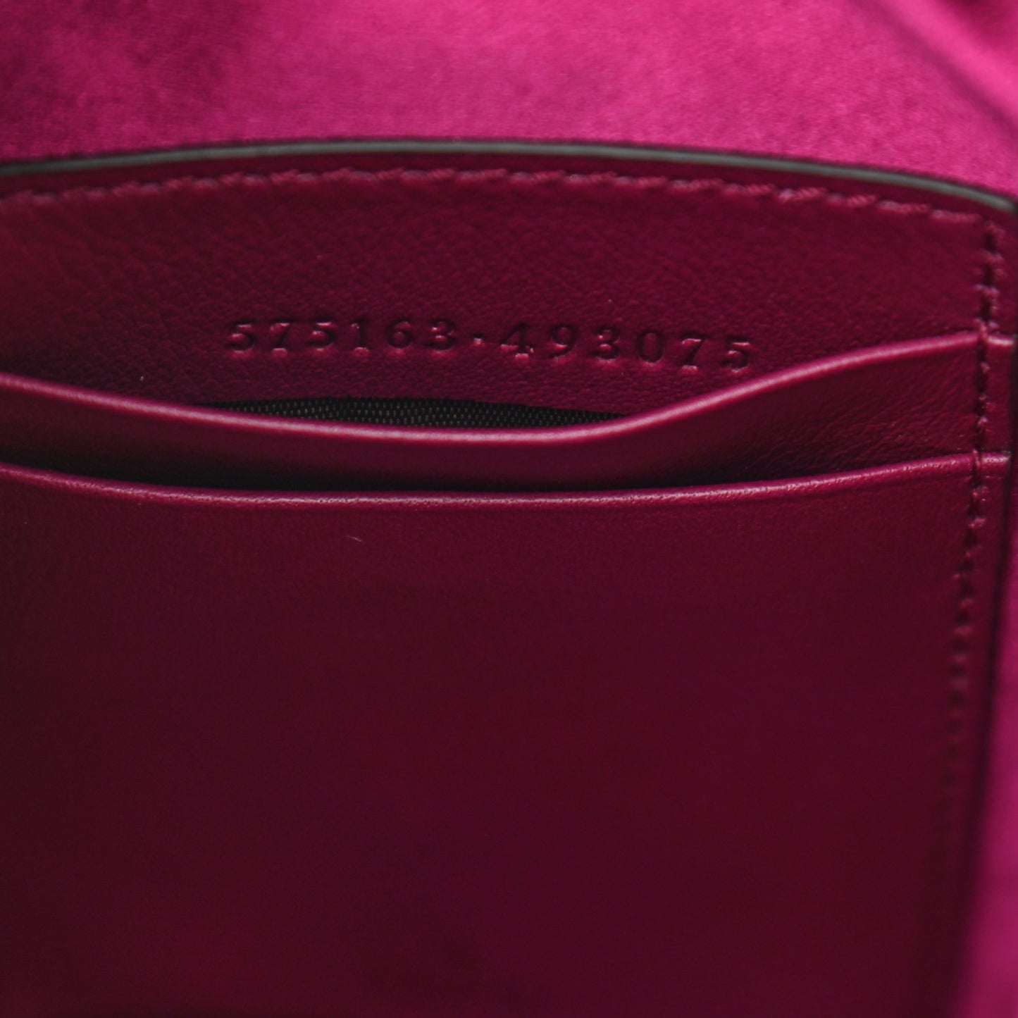 Velvet Matelasse Mini GG Marmont 2.0 Bucket Bag Fuchsia Violet Cyclamen