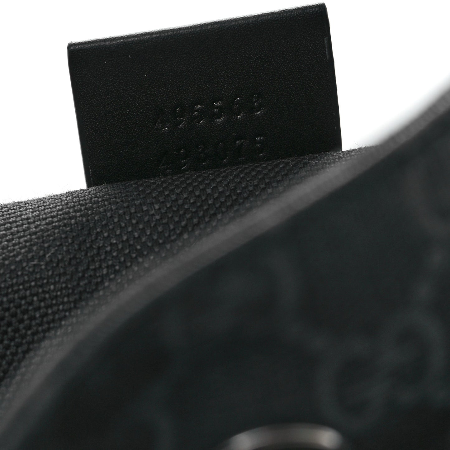 Soft GG Supreme Monogram Calfskin Web Double Buckle Backpack Black