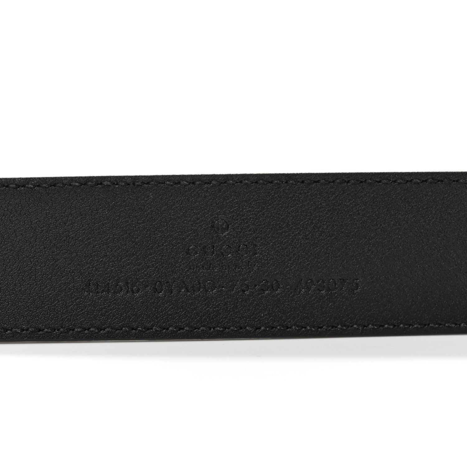Gucci Calfskin Double G 30mm Belt 75 30 Black 3 of 6