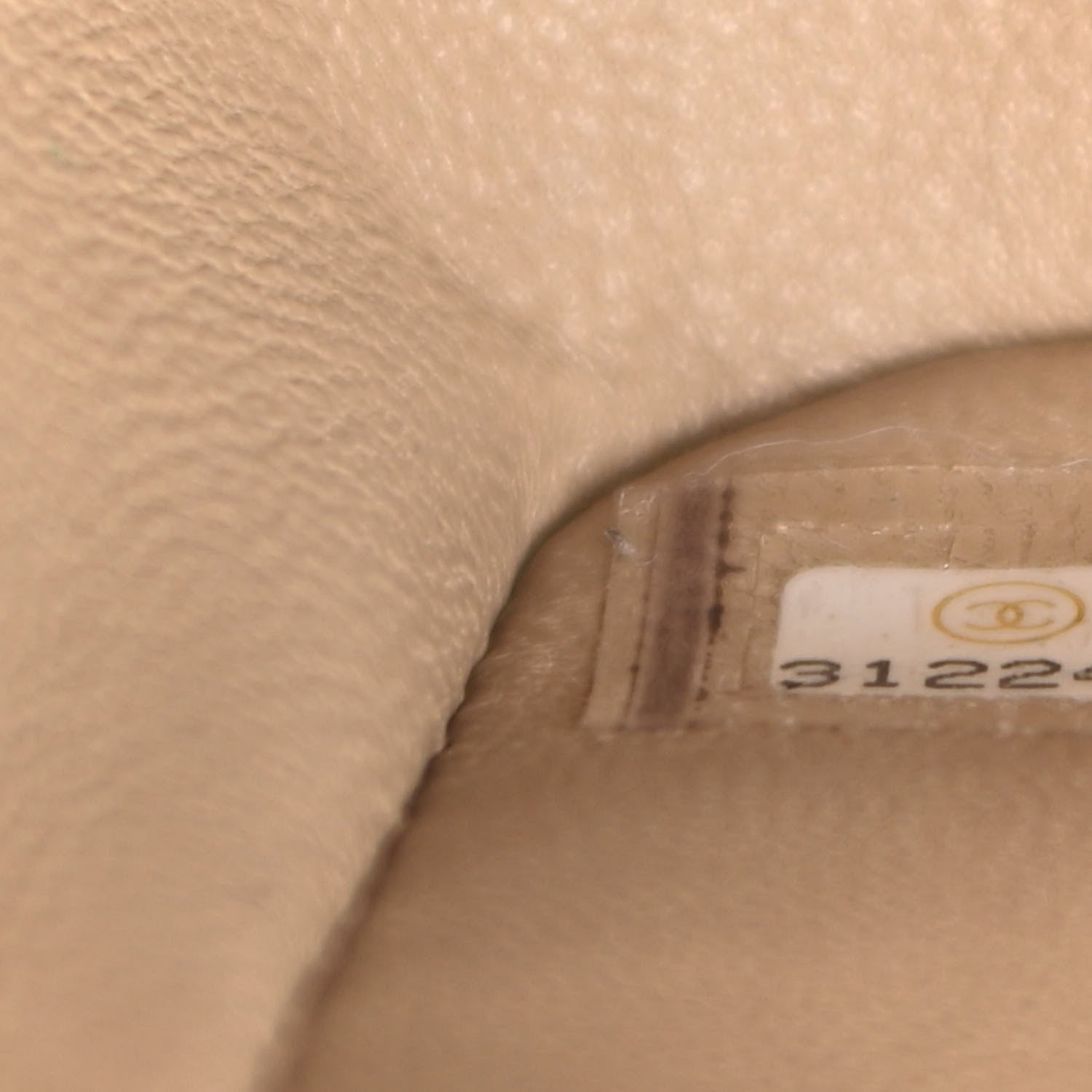 Chanel Iridescent Caviar Quilted Medium Double Flap Dark Beige 7 of 10
