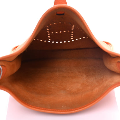 Hermes Taurillon Clemence Evelyne III PM Orange 5 of 12