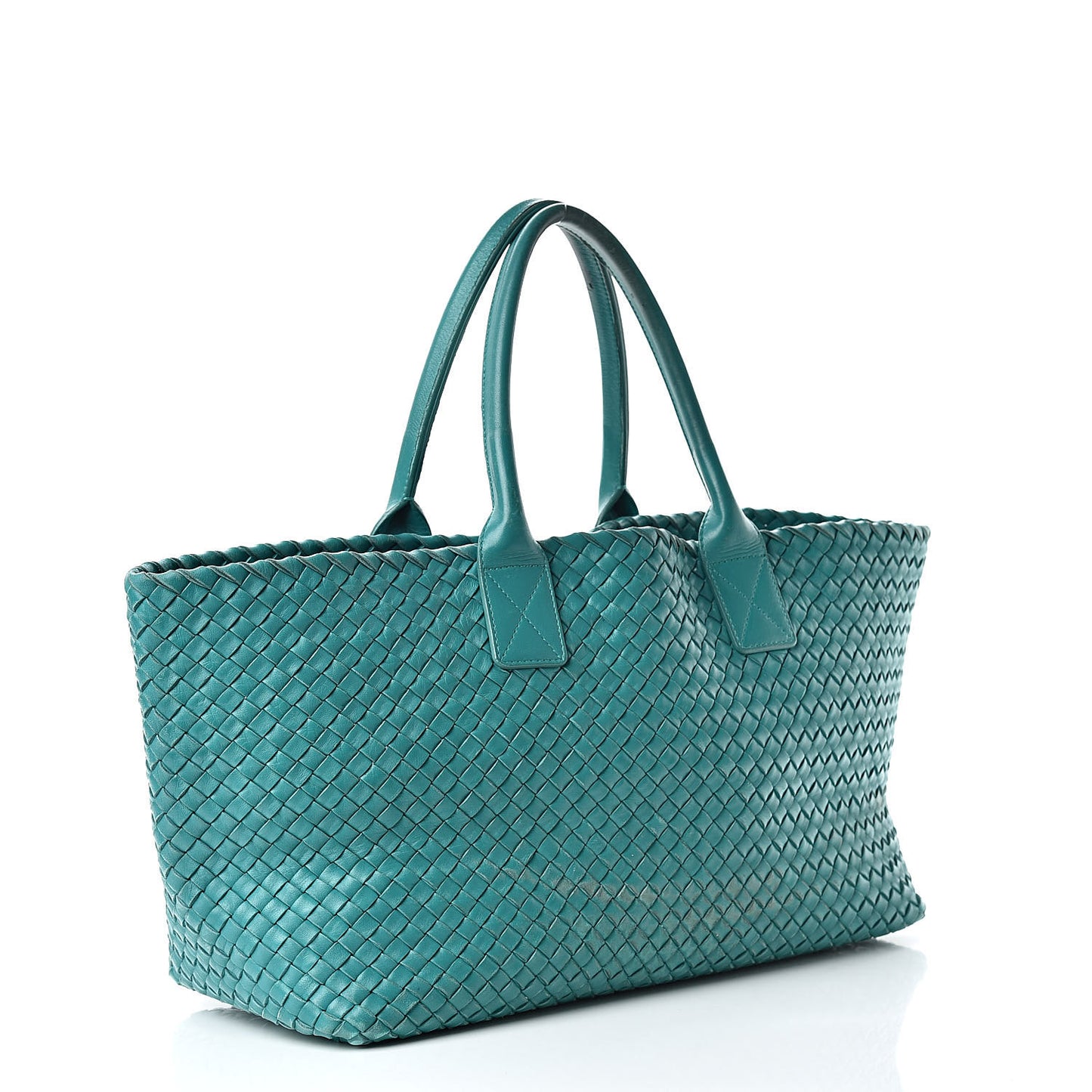 Nappa Intrecciato Medium Cabat Lagoon