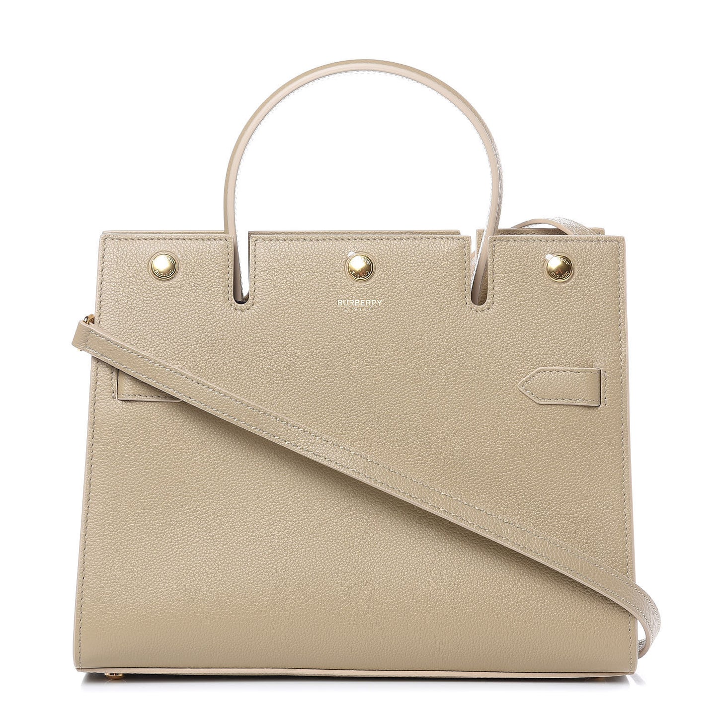 Calfskin Small Title Bag Honey