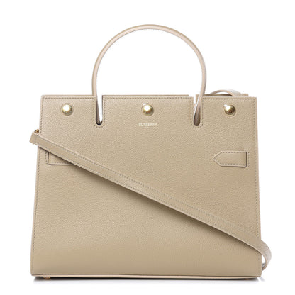 Burberry Calfskin Small Title Bag Honey 1 of 9