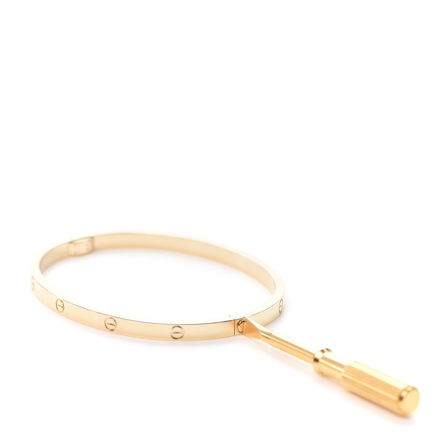 18K Yellow Gold Small LOVE Bracelet 16