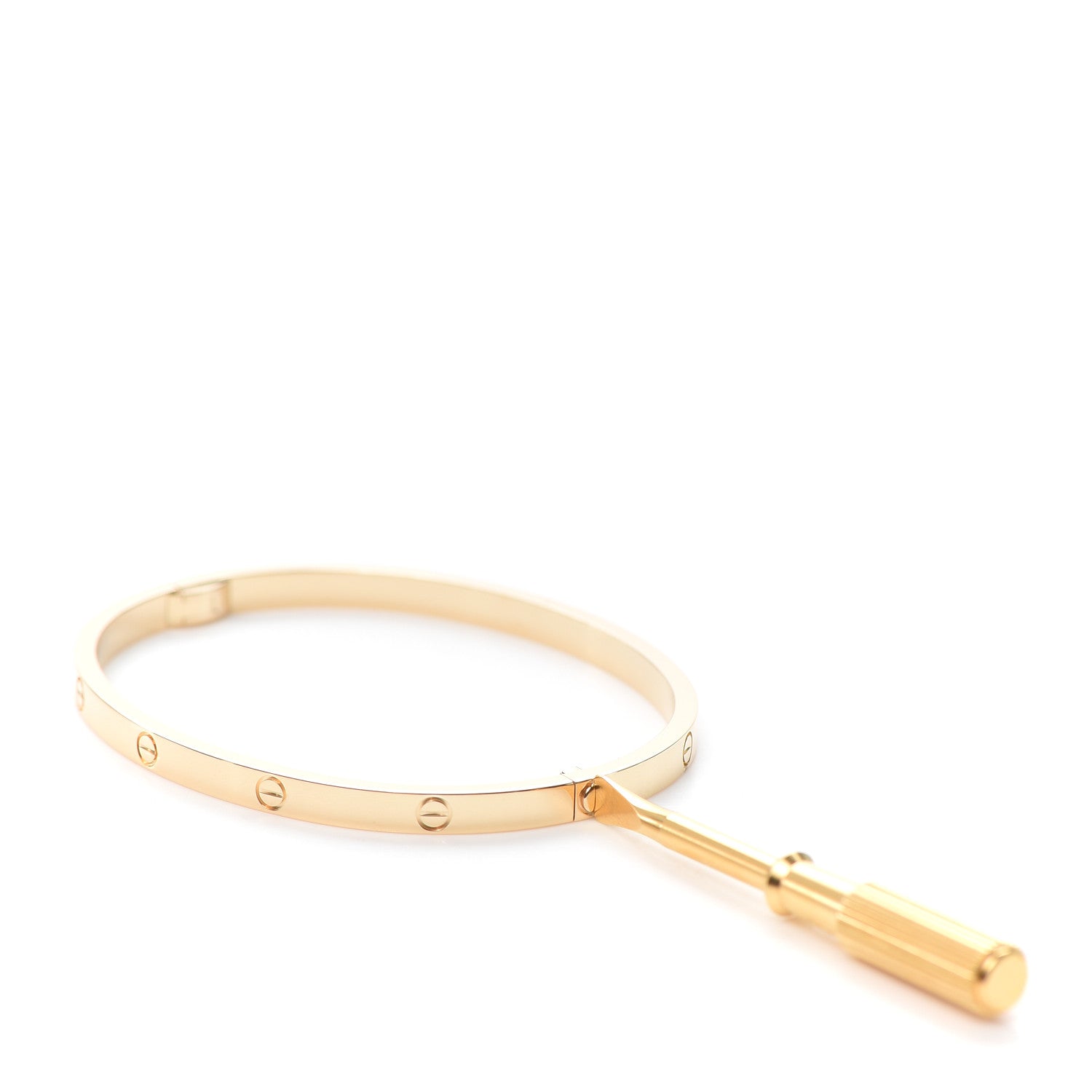 Cartier 18K Yellow Gold Small LOVE Bracelet 16 5 of 7