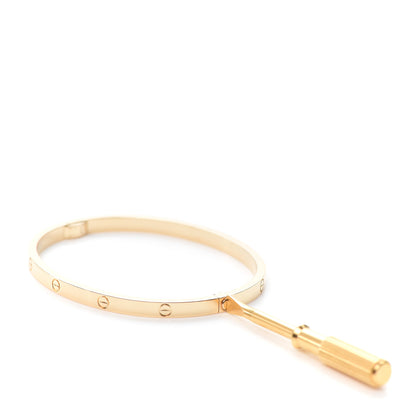 Cartier 18K Yellow Gold Small LOVE Bracelet 16 5 of 7