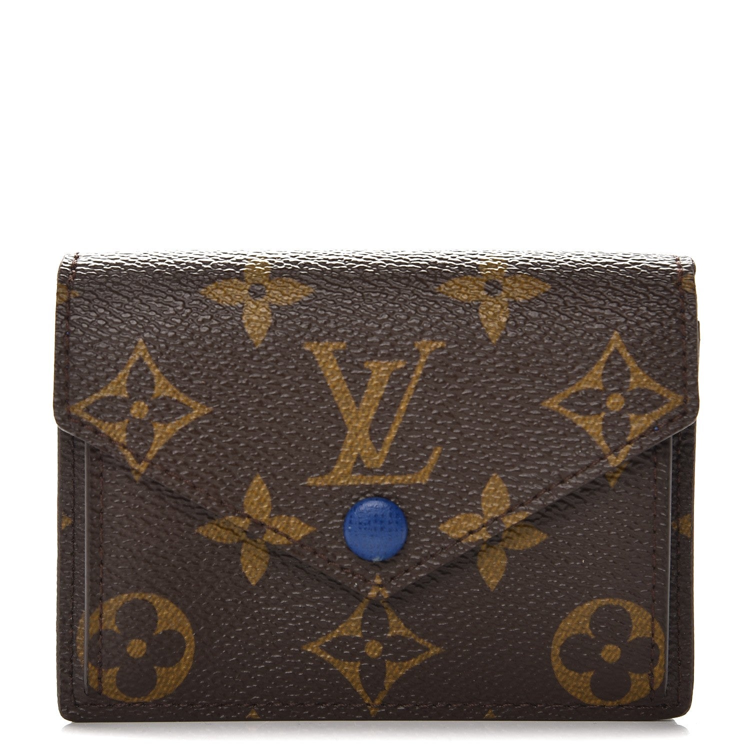 Louis Vuitton Monogram Compact Marie Wallet Blue 1 of 7
