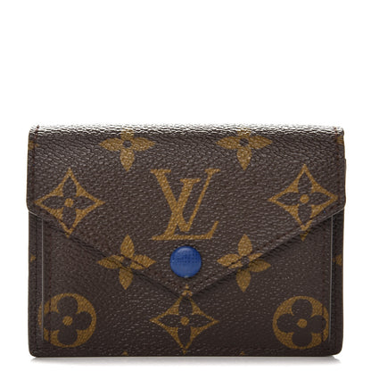 Louis Vuitton Monogram Compact Marie Wallet Blue 1 of 7