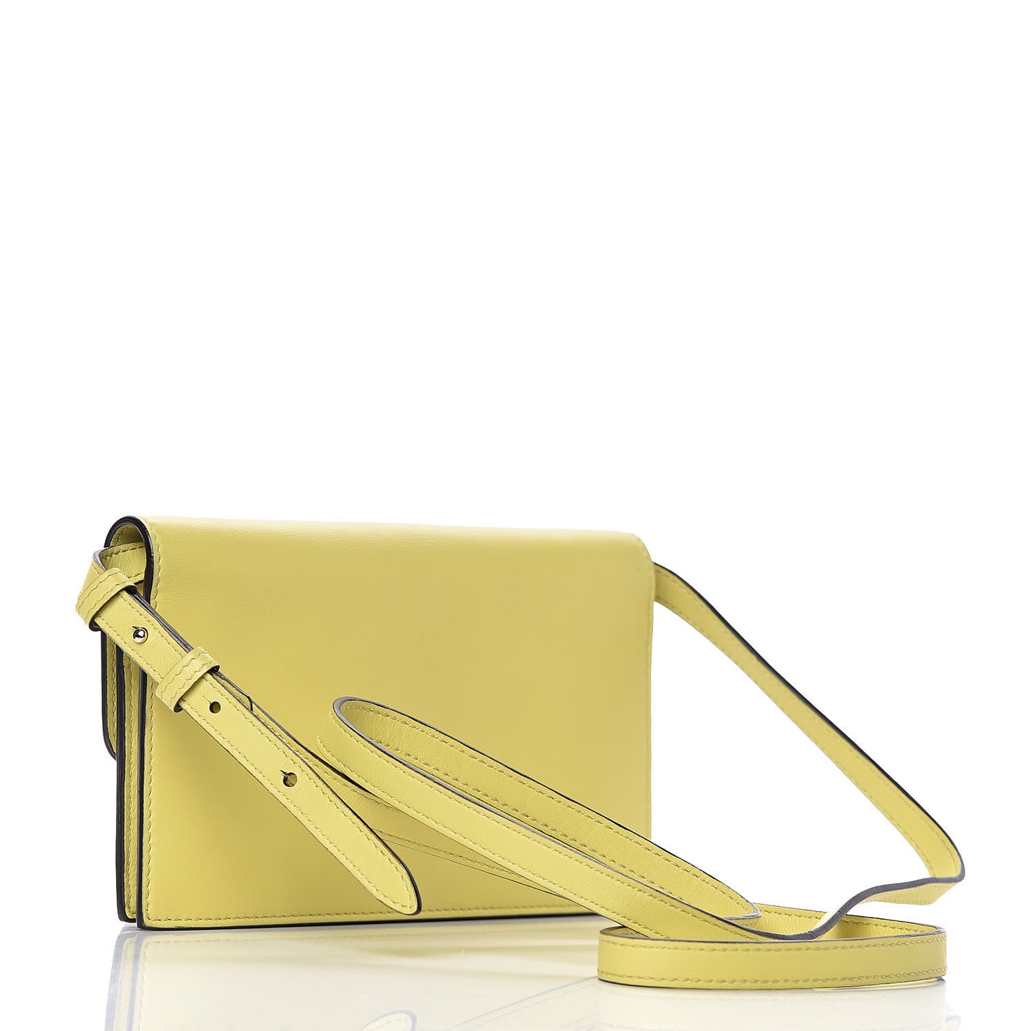 Moon Calfskin Icon Wallet Mimosa Flower