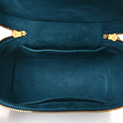 Christian Dior Lambskin Cannage Small Diortravel Vanity Case Deep Ocean 5 of 11