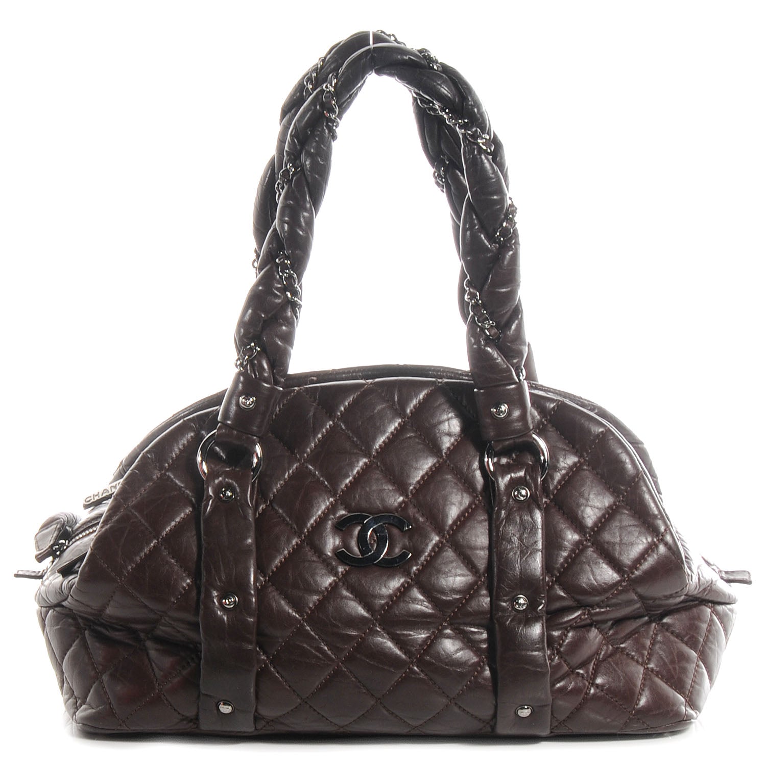 Chanel Ligne Lady Braid Tote Brown 1 of 7