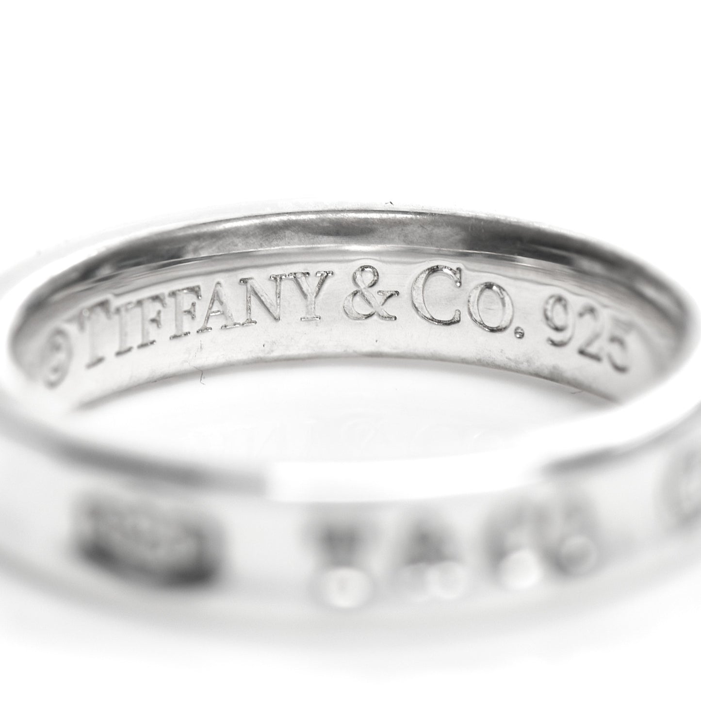 Sterling Silver Narrow 1837 Band Ring 48 4.5