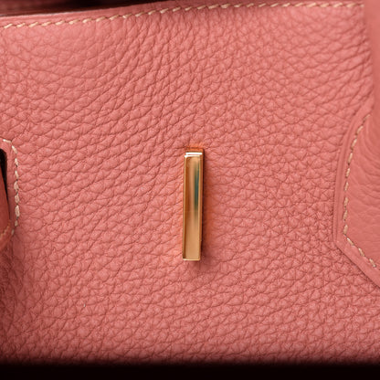 Hermes Togo Birkin 35 Rose Thé 23 of 34