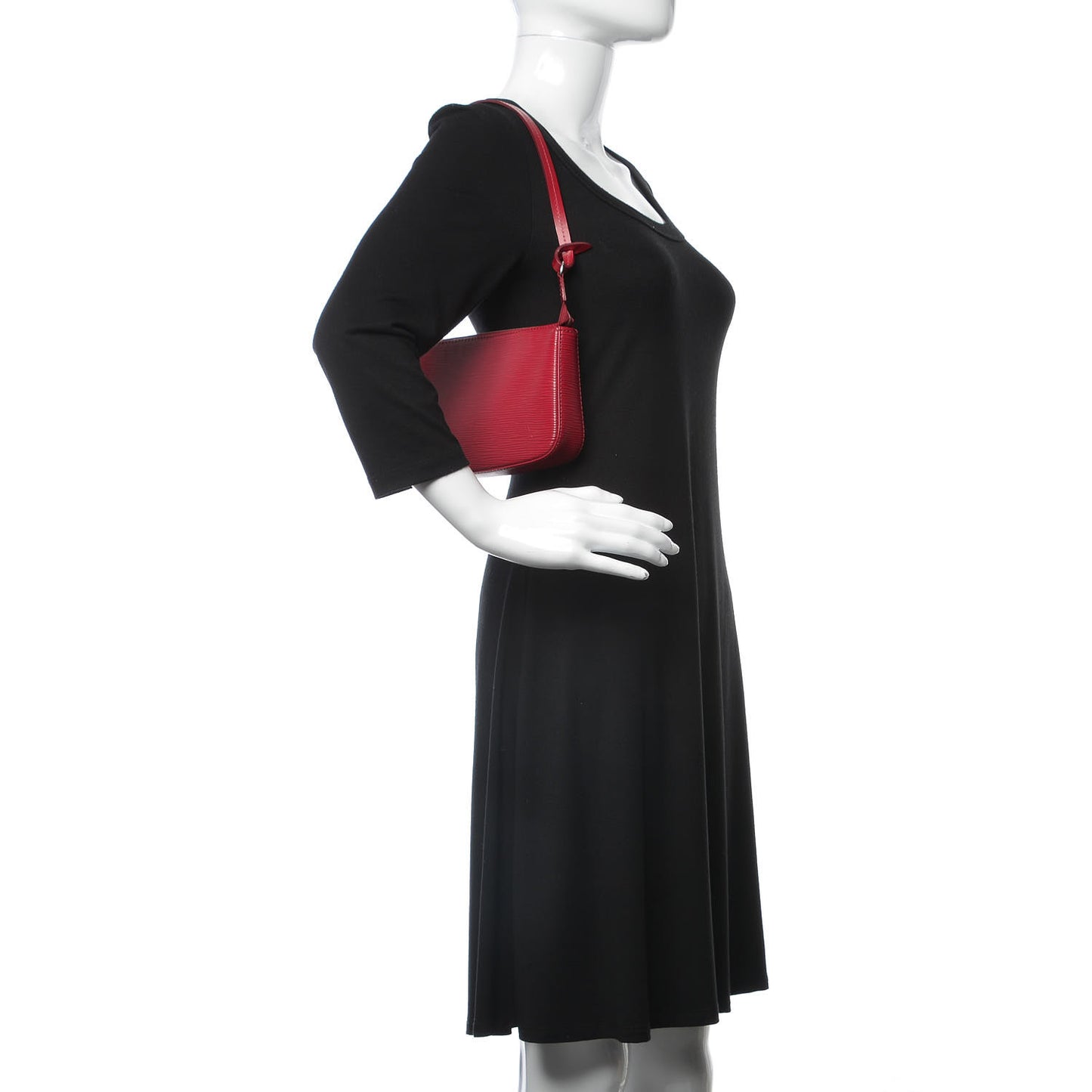 Epi Pochette Accessories NM Fuchsia