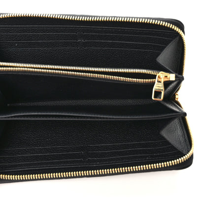 Louis Vuitton Empreinte Zippy Wallet Black 5 of 8