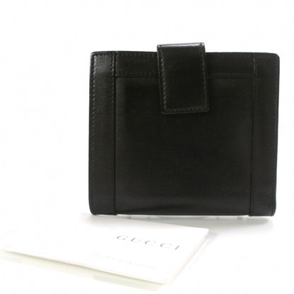 Gucci Leather Charmy French Wallet Black 2 of 9