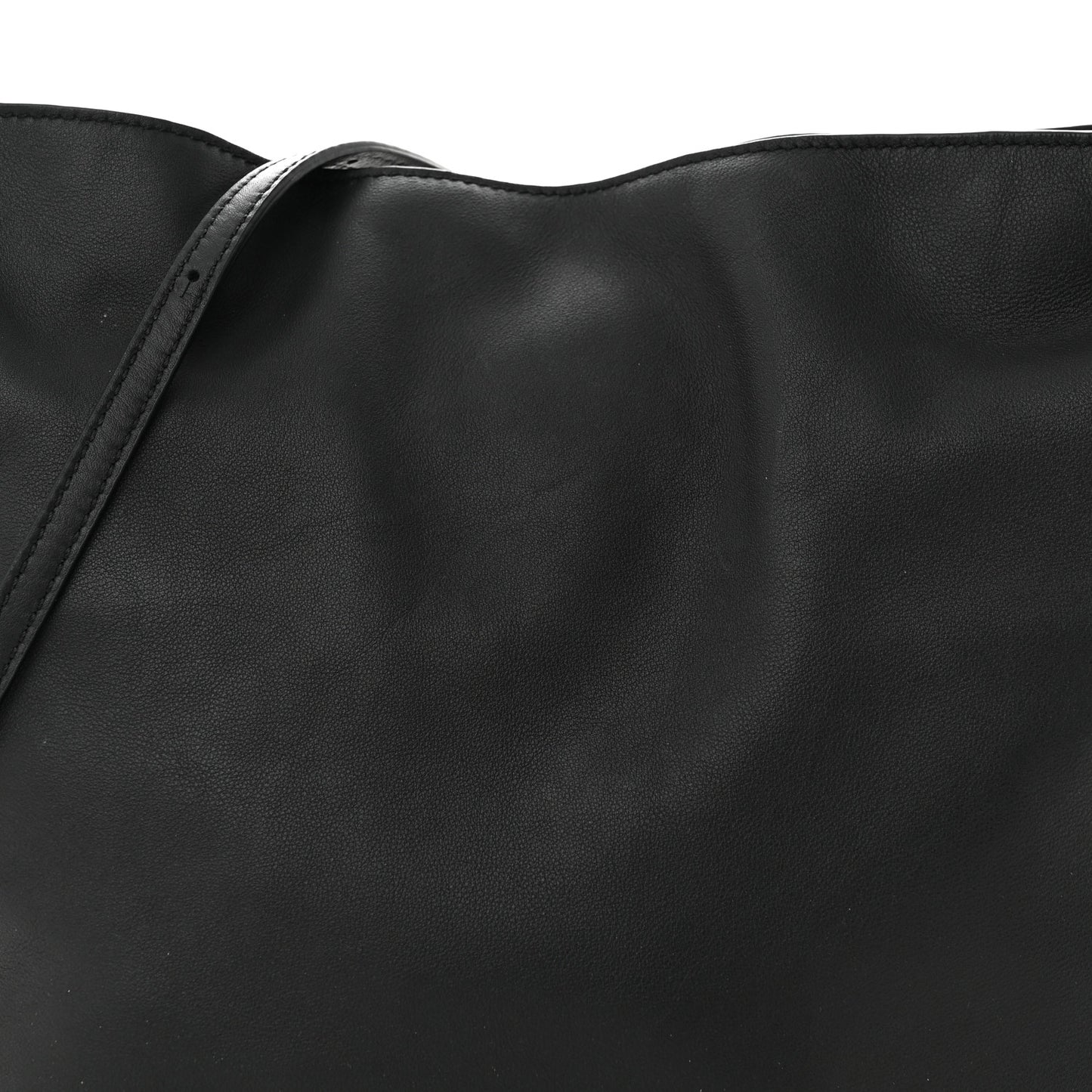 Calfskin Small Flamenco Knot Bag Black