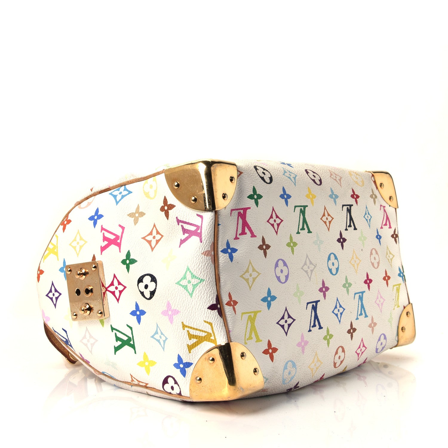Louis Vuitton Monogram Multicolor Speedy 30 White 3 of 6