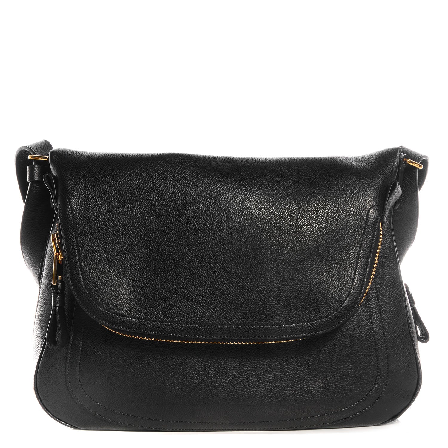 Tom Ford Pebbled Calfskin Large Jennifer Black 1 of 8