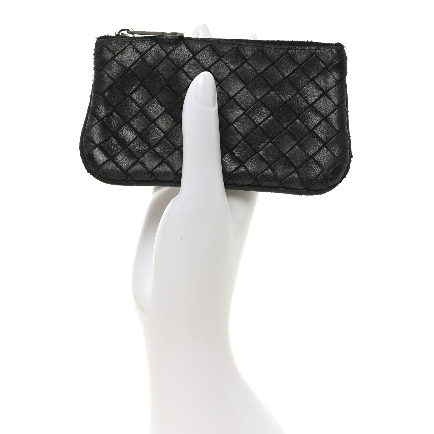 Bottega Veneta Nappa Intrecciato Key Case Black 1770387 – FASHIONPHILE