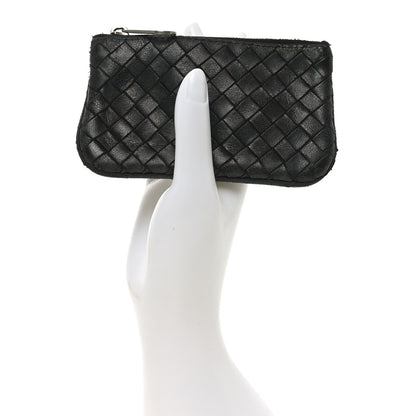 Bottega Veneta Nappa Intrecciato Key Case Black 2 of 8