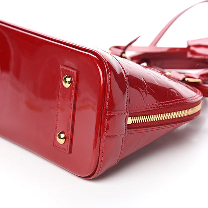 Louis Vuitton Vernis Alma BB Pomme D'Amour 7 of 8