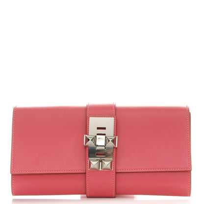Hermes Tadelakt Medor 23 Clutch Rose Lipstick 1 of 7