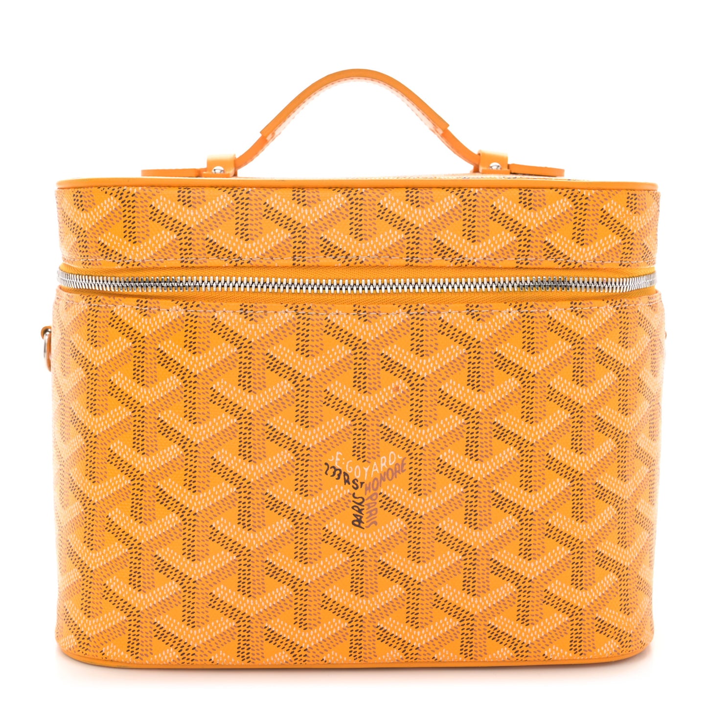 Goyardine Muse Vanity Case Yellow