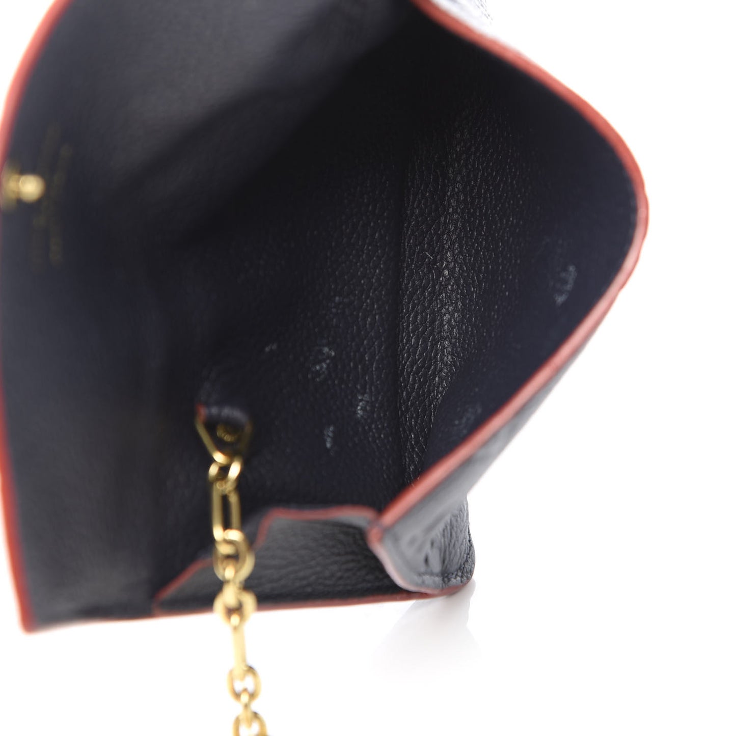 Empreinte Key Pouch Marine Rouge