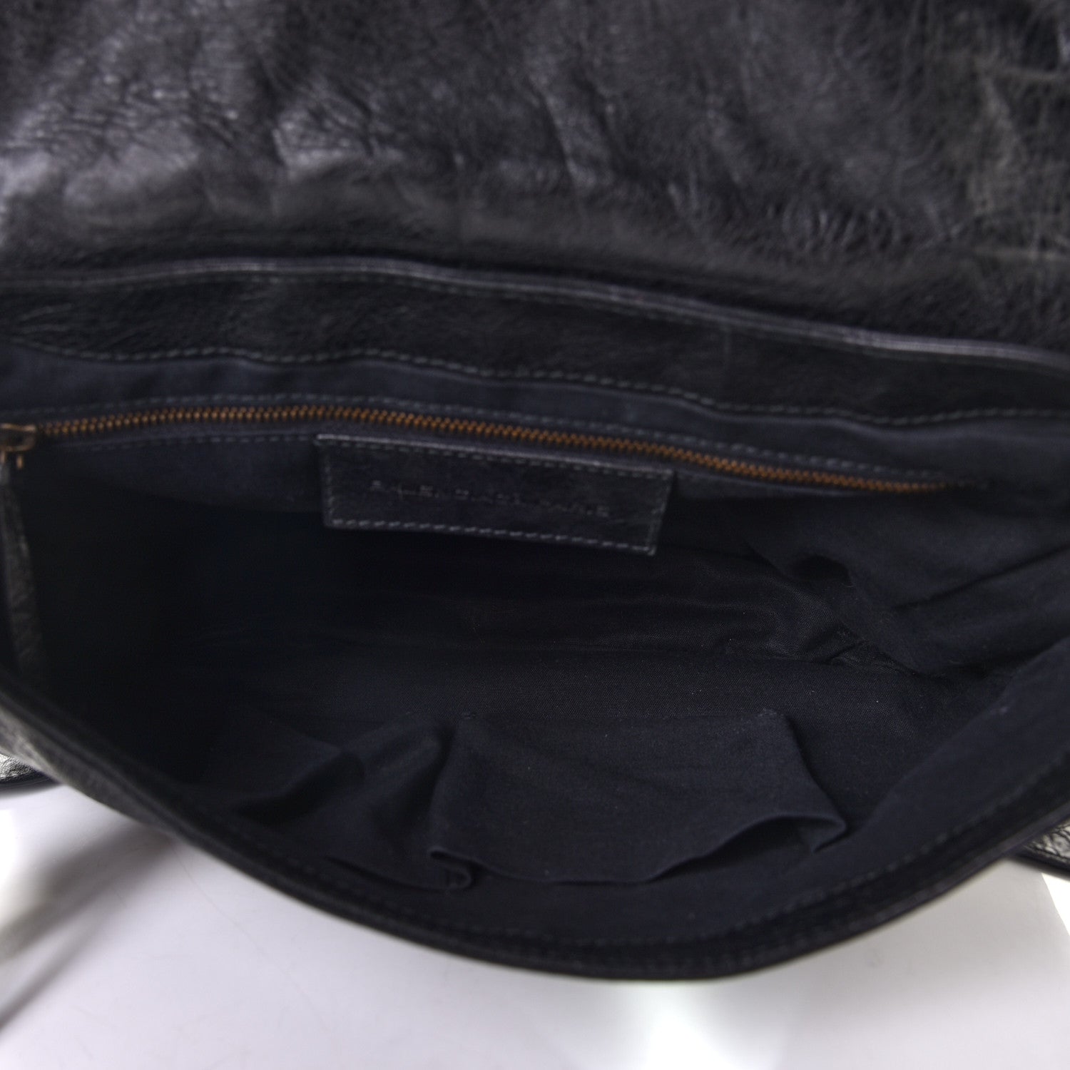 Balenciaga Agneau Classic Hardware Neo Folk Messenger Black 5 of 7