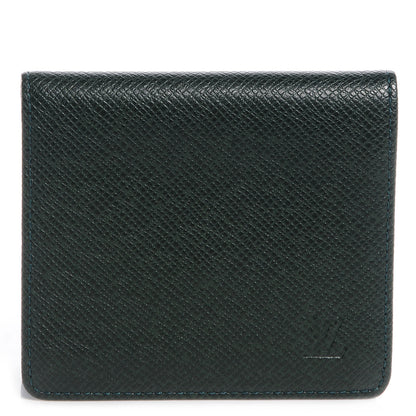 Louis Vuitton Taiga Mens Porte-Billets 3 Card Billfold Wallet Epicea 1 of 7