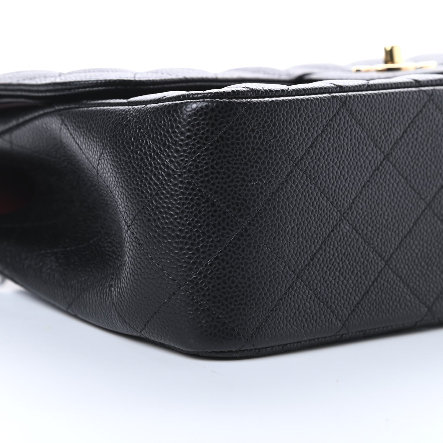 Chanel Caviar Quilted Jumbo Double Flap Black 9 of 11