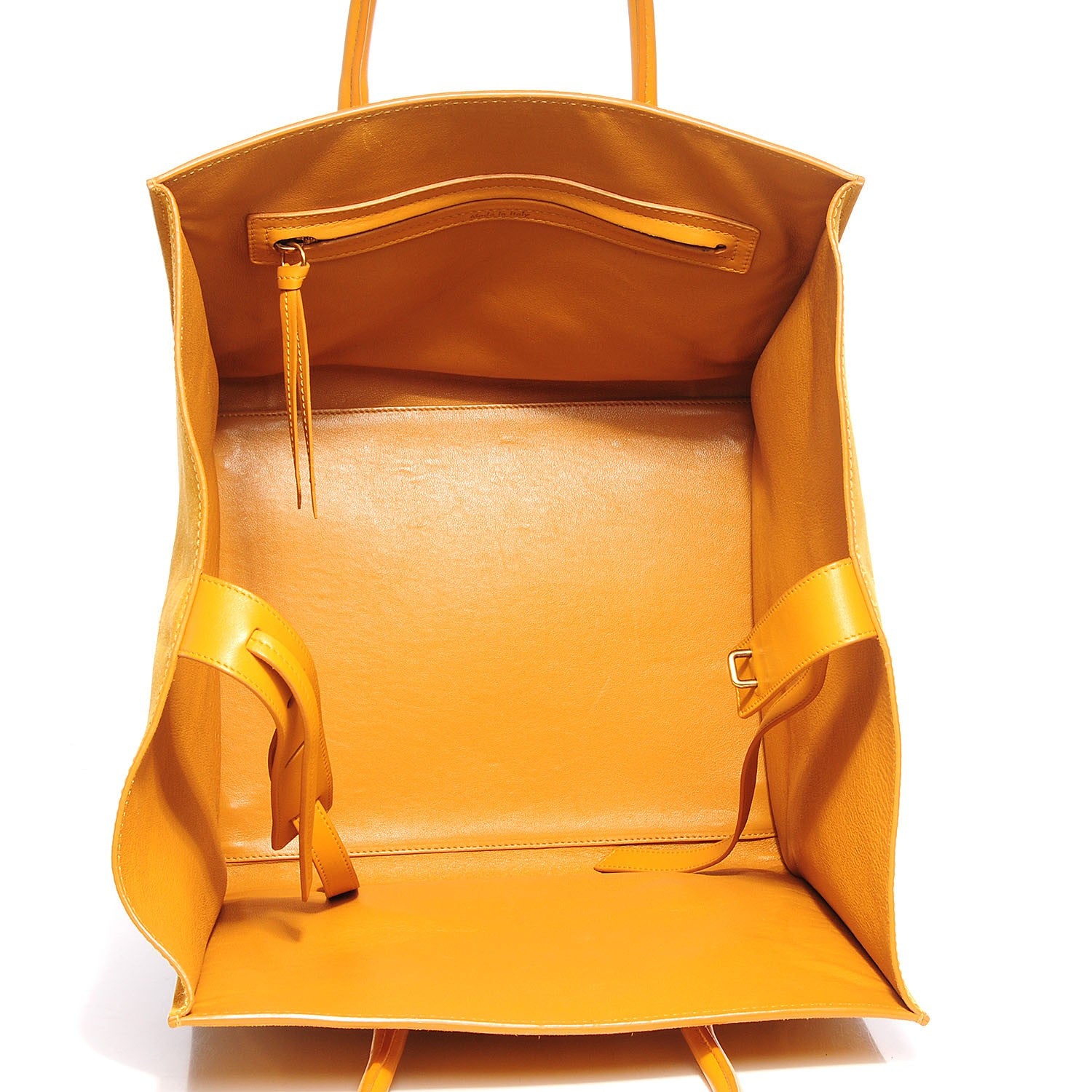 Celine Suede Medium Phantom Luggage Amber 7 of 8