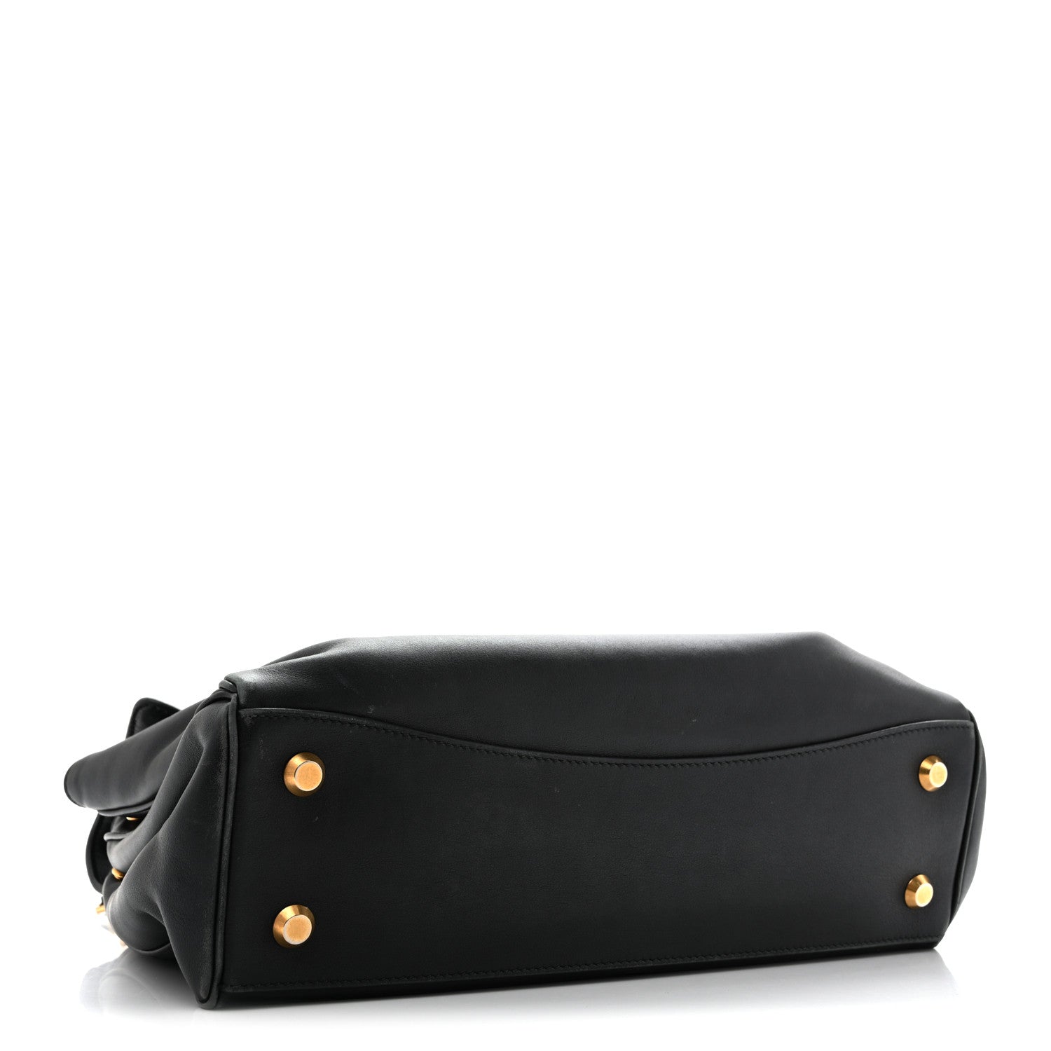 Balenciaga Natural Smooth Calfskin Medium Rodeo Top Handle Handbag Black 4 of 13