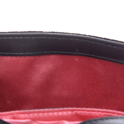 Gucci Velvet Matelasse Mini GG Marmont Shoulder Bag Black 11 of 12