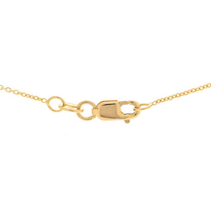 Roberto Coin 18K Yellow Gold Diamond Love Letter P Pendant Necklace 4 of 5