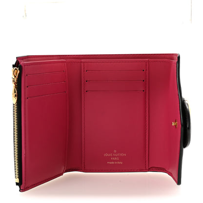 Louis Vuitton Smooth Calfskin LV Pont 9 Compact Wallet Black 5 of 7