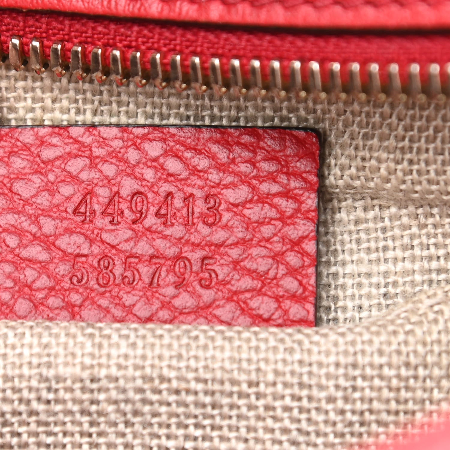 Gucci Monogram Mini Bree Messenger Bag Red 7 of 10