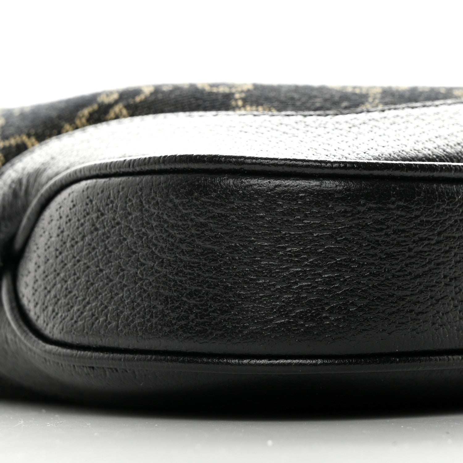 Gucci Jacquard Denim GG Monogram Small Jackie 1961 Hobo Black Ivory 10 of 11