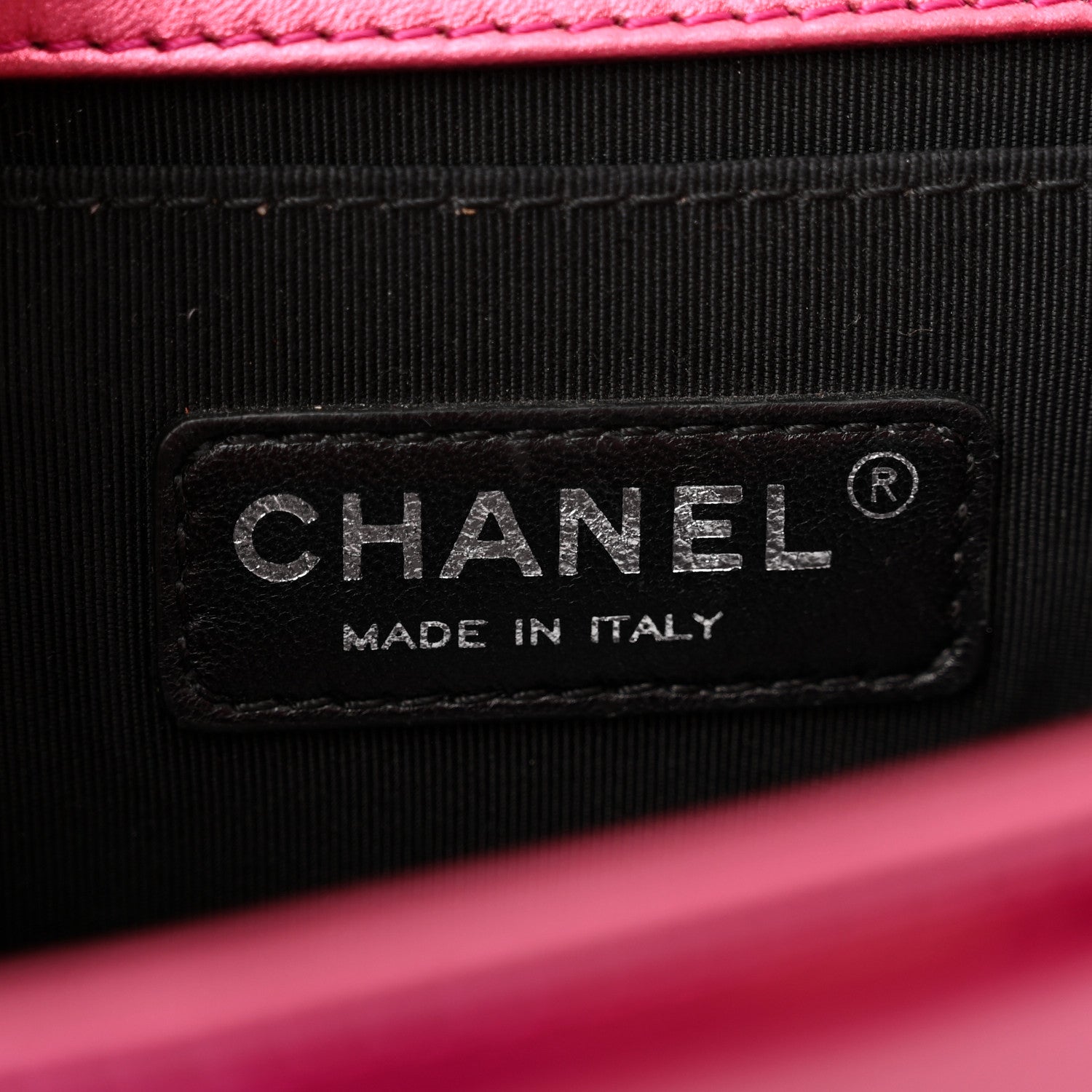 Chanel Metallic Patent Calfskin Quilted Medium Boy Flap Pink 6 of 16