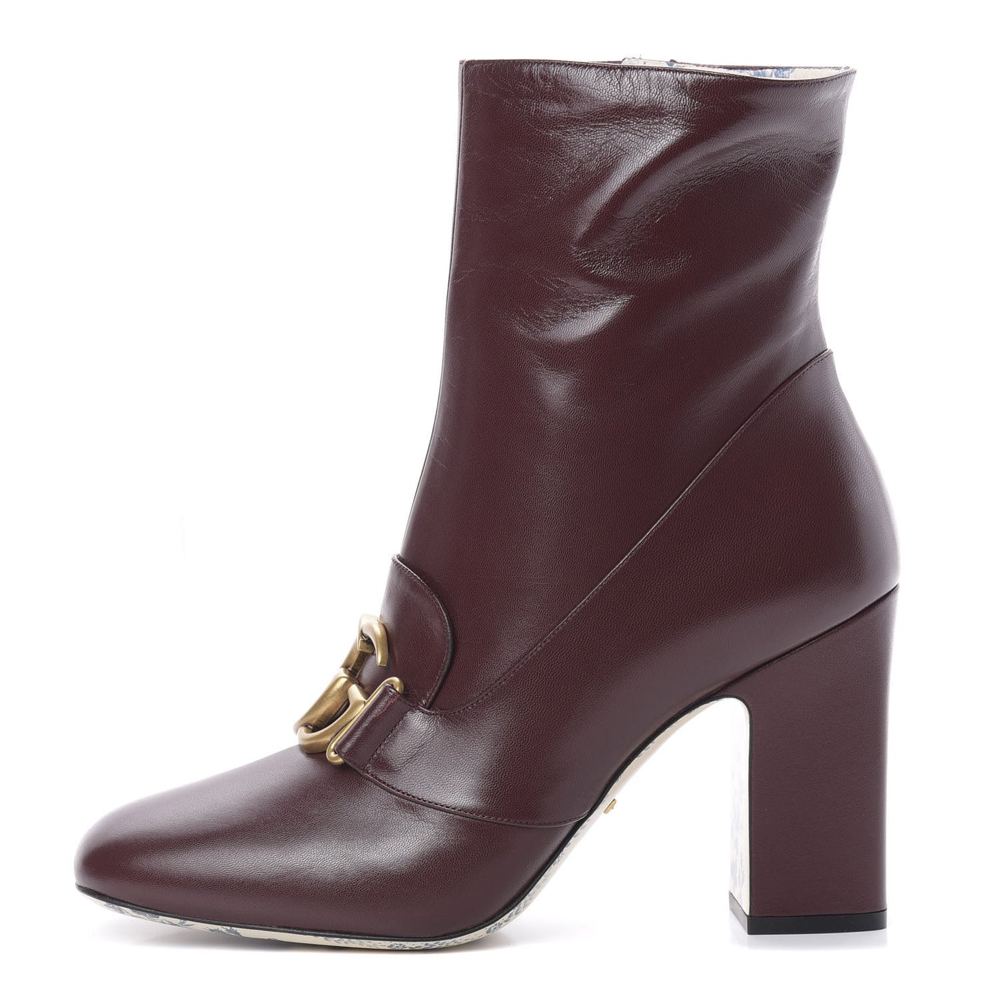Malaga Kid GG Victoire 95mm Ankle Boots 40 Vintage Bordeaux